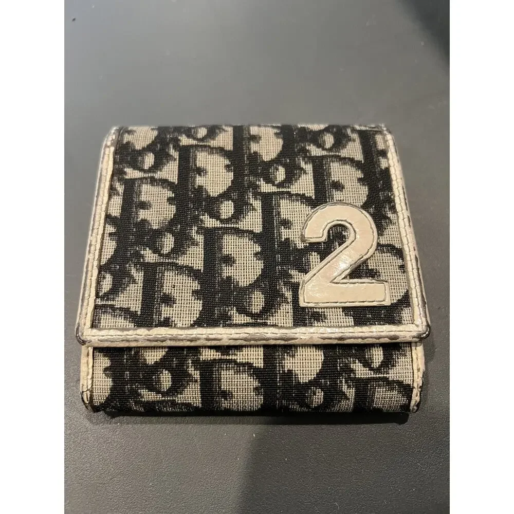 CHRISTIAN DIOR TROTTER #2 BIFOLD SNAP WALLET
